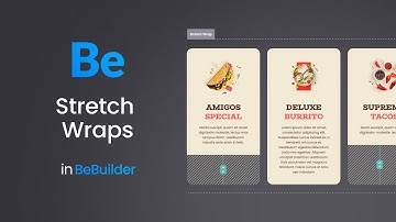Stretch Wraps in BeBuilder (Different length of adjacent wraps)