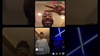 Niko Omilana beefs with Shannon Briggs on LIVE! IG LIVE 29/3/23