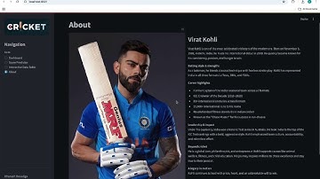 Streamlit Dashboard  | Building Dashboards with Python! #viratkohli #streamlit #python #dashboard