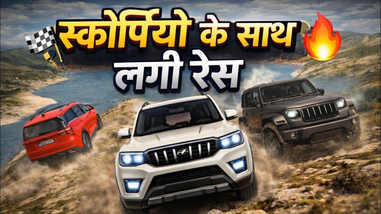 👉😱🚙स्कॉर्पियो के साथ लगी रेस 🚙कौन सी गाड़ी ताकतवर है वह देखेंगे🚙🚨😱