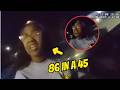 Arrested: PhD Student Doing 86 in a 45 Claims Cop Was "Stalking" Her | Bodycam