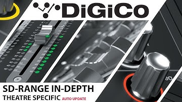 What is the Auto-Update feature on DiGiCo SD-Range Digital Mixing Consoles?