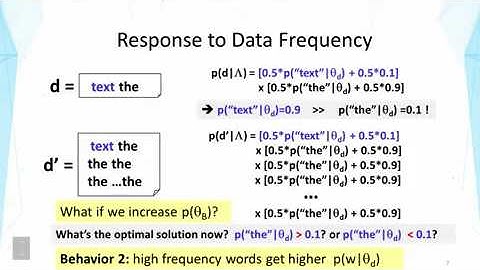 DATA MINING   3 Text Mining and Analytics   3 3 Probabilistic Topic Models Mixture Model Estimation