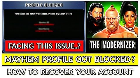 Get Your Account Back ☑️ || WWE Mayhem 🔶