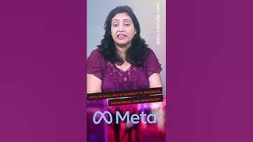 Meta to roll out AI chatbot to Facebook, Instagram, and WhatsApp #shortsvideo