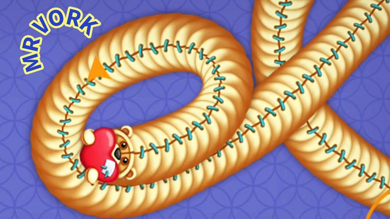🐍WORMSZONE.IO | GIANT SLITHER SNAKE TOP 01 / Epic Worms Zone Best Gameplay! | Mr Vork | 3