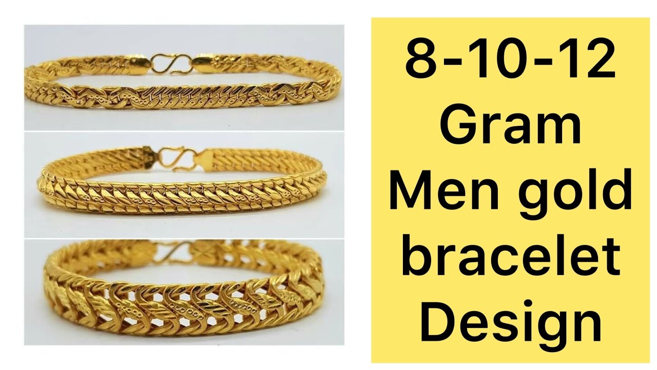 Buy 22Kt Plain Gold Men Bracelet 65VH8986 Online from Vaibhav Jewellers