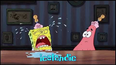 Spongebob cries - Multilanguage
