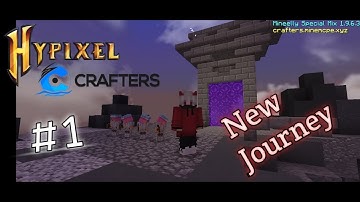 New Journey in Crafters MC skyblock #1(#hindi)