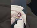 Art Deco Diamond and Ruby Kite Ring