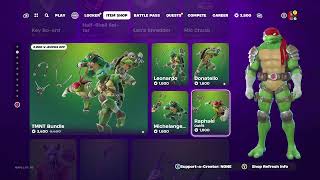 Buying one of the ninja turtles in Fortnite 🔥💯