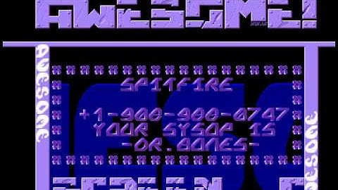 Awesome - BBS Intro - Amiga Intro