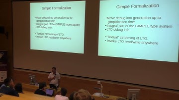 GNU Tools Cauldron 2014 - GCC Re-Architecture II BoF