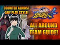 NARUTO STORM 4: ALL-AROUND TEAM GUIDE! COUNTER ALMOST ANY PLAY STYLE WITH THIS TEAM!