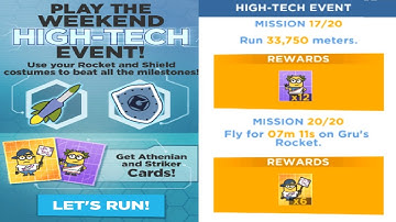 Minion Rush HIGH-TECH EVENT - fullscreen gameplay walkthrough - iOs & android