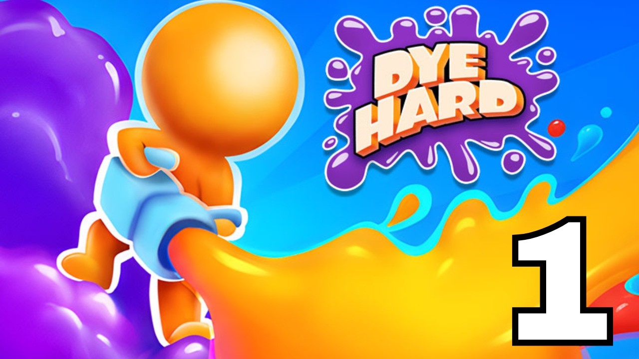 Dye Hard: Color Wars Gameplay Walkthrough Part 1 (Andriod,iOS)