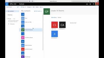 How To Set Up Contact List in Outlook 365
