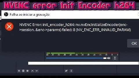 Solved   OBS Studio NVENC Error Init Cant record using OBS Studio How to Fix