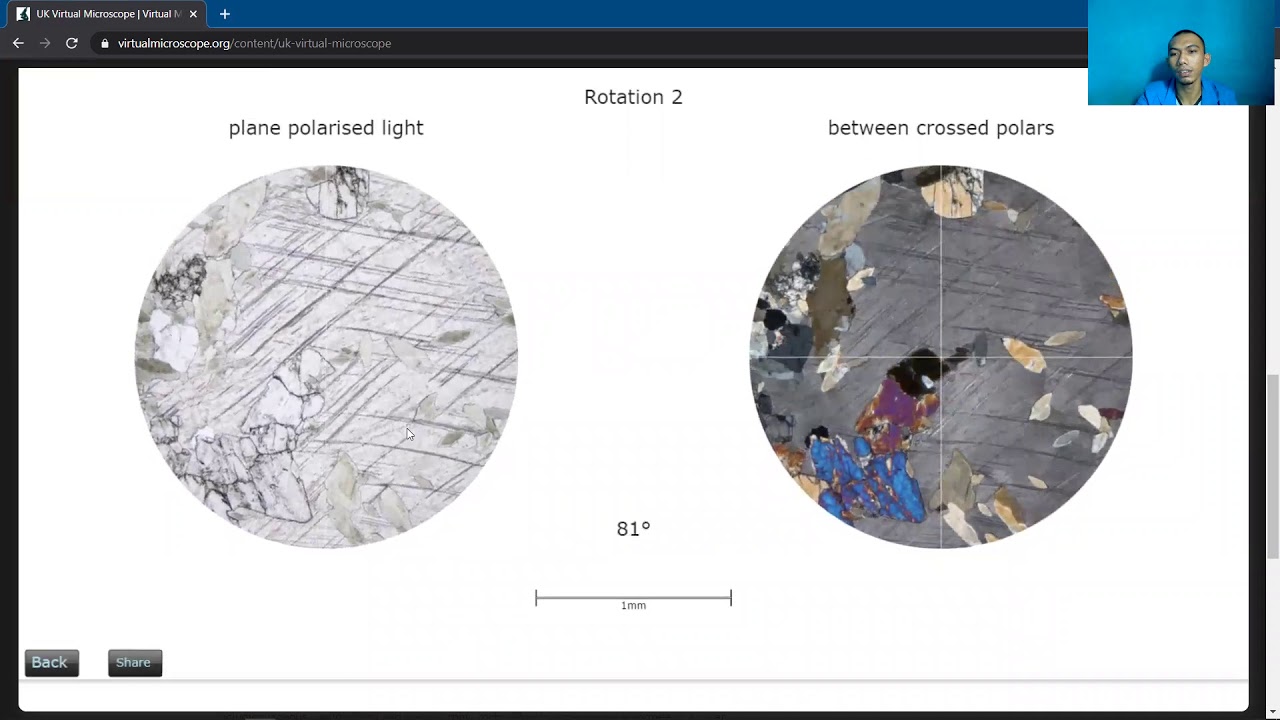 UTS Mineral Optik & Petrografi ( UK Virtual Microscope - Calc Silicate Gneis) Moh Fikri /F12117081