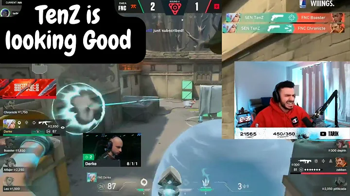 TenZ is better Jett no Cap Sentinels vs Fnatic VCT 2023 LOCK//IN | Tarik Reaction