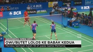 Hasil Indonesia Open 13 Juni 2017: Owi-Butet Lolos, Praveen-Debby Tersingkir