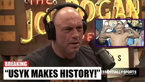 "USYK IS THE G.O.A.T!" Joe Rogan Praises Oleksandr Usyk As The Greatest Boxer Ever!