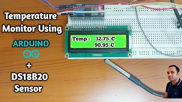 How to Use DS18B20 Temperature Sensor with Arduino | Arduino Projects
