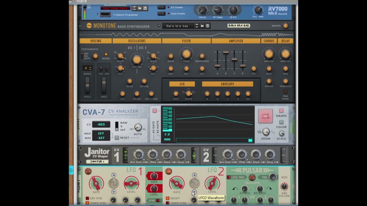 LFO and CV Shaper Of Doom