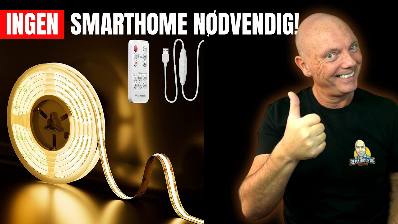 Godt BILLIGT! LED lys til ALLE, IKKE! noget Smarthome - (COB LED Strips & Lysstænger) - YouTube