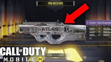 Call of Duty Mobile - UNLOCKING FREE EPIC CORDITE ATLAS CORPORATION SKIN + GAMEPLAY!