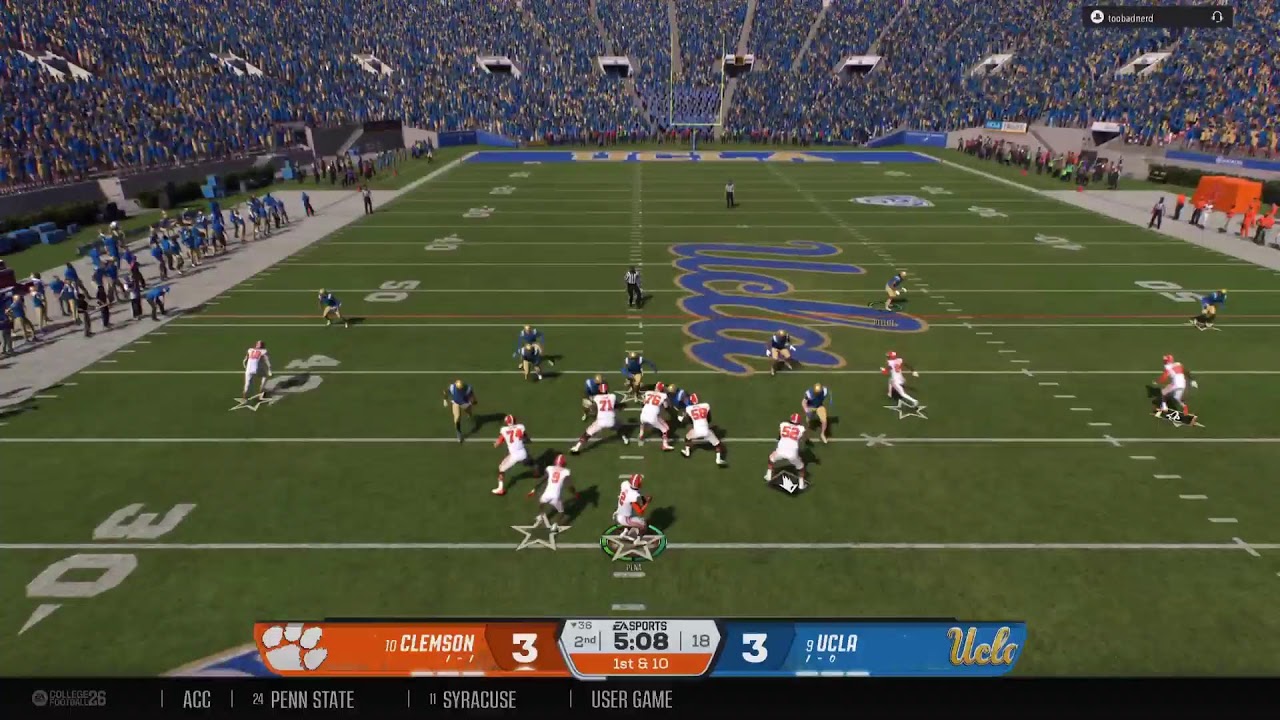 CFL S4 Week 2 v Clemson