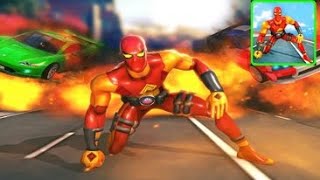 Iron Spider Rope Hero Man Miami City Gangster 3D android Gameplay screenshot 2