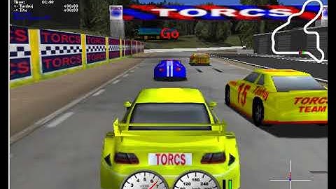 TORCS (The Open Racing Car Simulator) 1.2.3 (2005) - Retro Gameplay