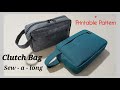 Diy clutch bag sewing tutorial  sew  a  long 2