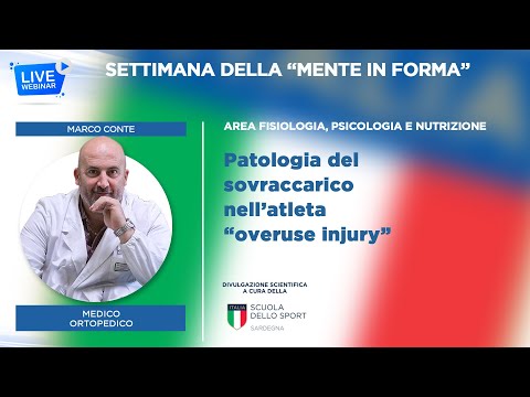 WEBINAR Marco Conte | Patologia del sovraccarico nell&rsquo;atleta