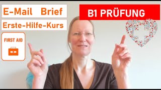 B1 EMail schreiben / Brief / Prüfung / 2024 / G.A.S.T. / DTZ / Deutsch lernen  /  learn german