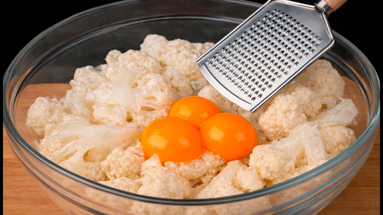 Niemand glaubt, dass Blumenkohl so lecker ist! Einfaches, schnelles Abendessen in 10 Minuten
