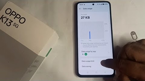 Oppo K13 5G - Data Usage Limit Set | How to enable Data Usage Limit Notification On Oppo K13 5G