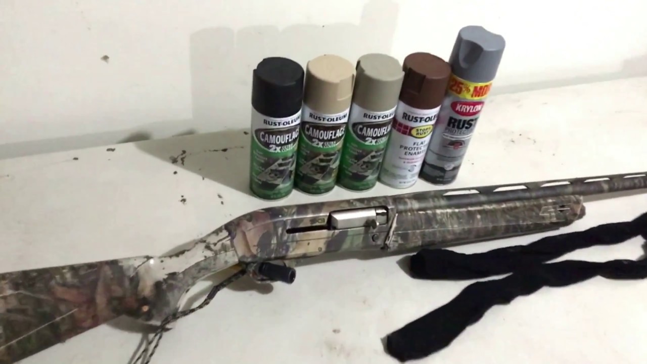 How To DIY Optifade Timber Camo a Shotgun For 30 Bucks 