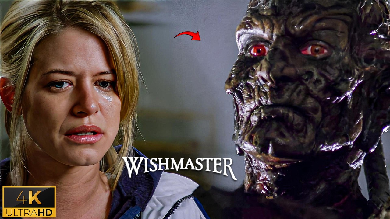 Джинн пробуждается в лаборатории | Исполнитель желаний (1997) Сцена ужасов