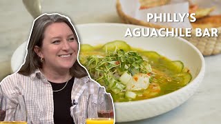 Mexican Pizza and Aguachiles at El Mezcal Cantina | Check, Please! Philly