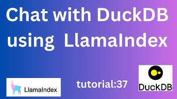 chat with DuckDB using LlamaIndex