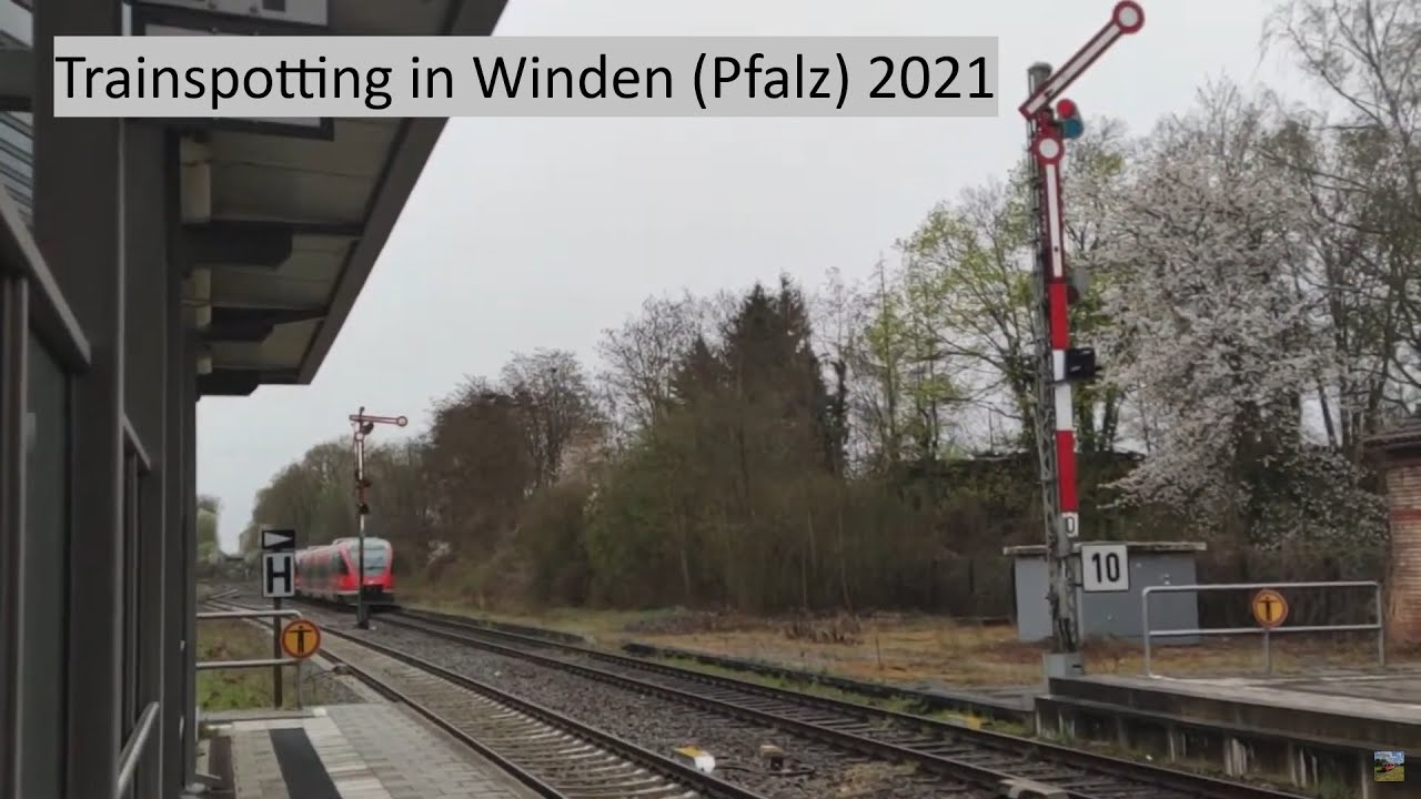 Abfahrten BR 642 und BR 643 in Winden (Pfalz) mit Formsignalen