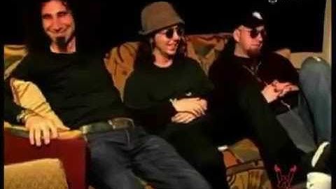 System Of A Down интервью с русским переводом Uranium 2005 3/3 (Дарон, Серж, Джон, Шаво)