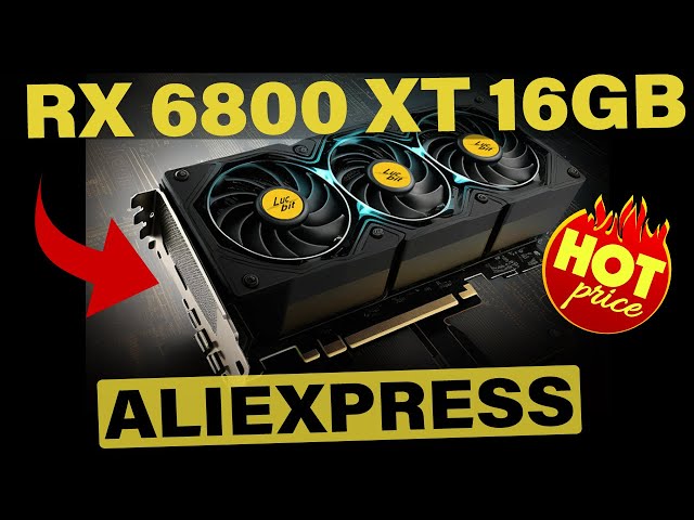 TESTANDO AMD FSR 3 NA RX 6800 XT DO ALIEXPRESS LUCBIT CONCORRENTE