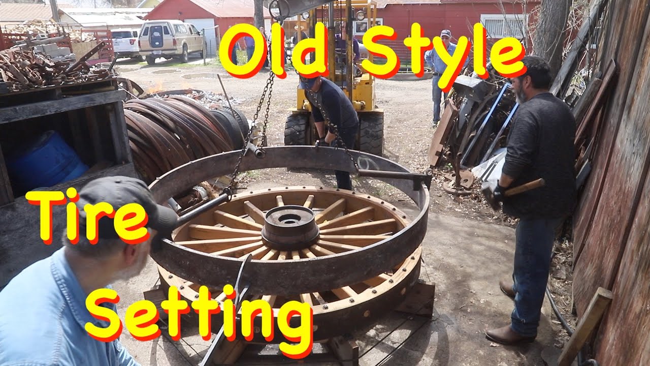 Setting Borax Tires in Traditional Style Engels Coach Shop YouTube