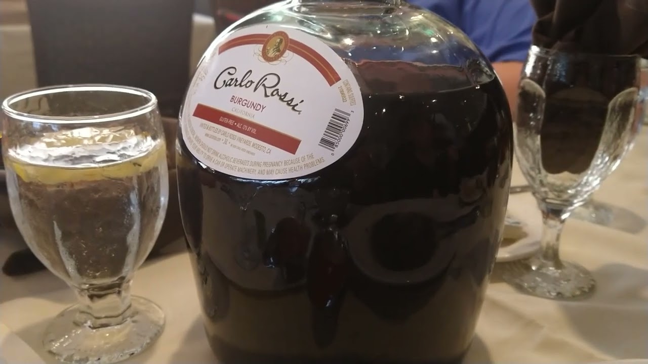 Family tradition for all the holidays to enjoy Carlo Rossi wine 