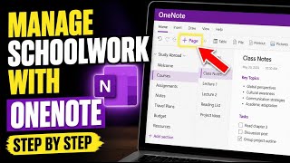How to manage your schoolwork with Microsoft OneNote while studying abroad - Step By Step