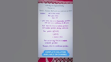 class 12 maths ncert chapter 5 exercise 5.1 question 33 continuity and differentiability