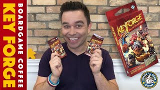 Keyforge deck opening with Board Game Coffee